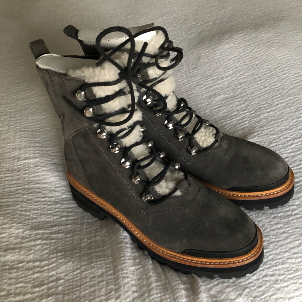 ❌❌SOLD❌❌🆕Marc Fisher 6.5 GREY Izzie Hiking Boots - Picture 8 of 16